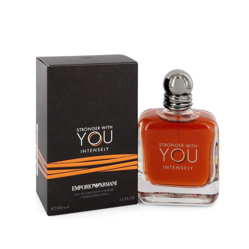 Stronger With You Intensely by Giorgio Armani Eau De Parfum Spray 3.4 oz