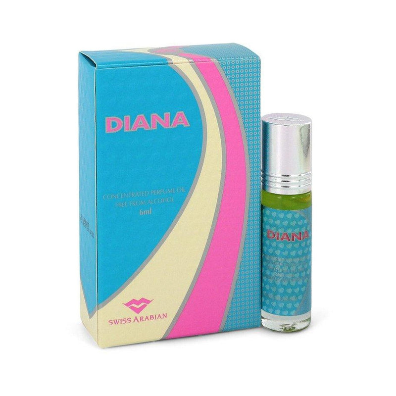 Swiss Arabian Diana de Swiss Arabian Aceite de perfume concentrado libre de alcohol (unisex) .20 oz