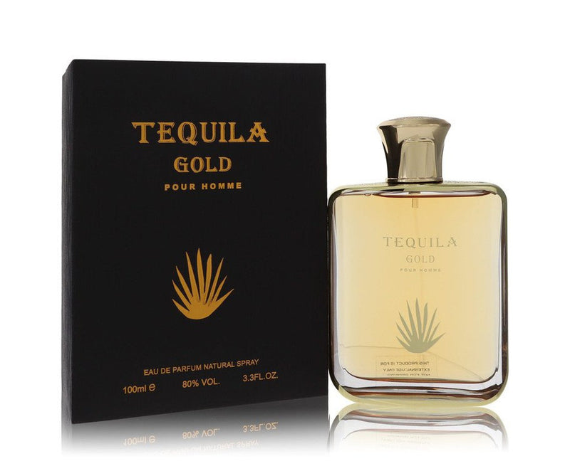 Tequila Pour Homme Gold by Tequila PerfumesEau De Parfum Spray 3.3 oz