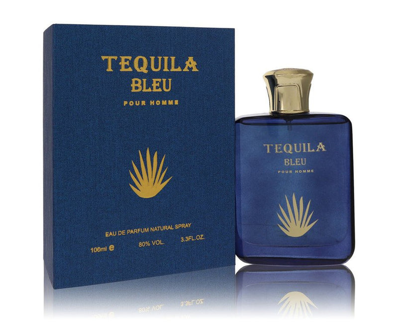 Tequila Pour Homme Bleu by Tequila PerfumesEau De Parfum Spray 3.3 oz