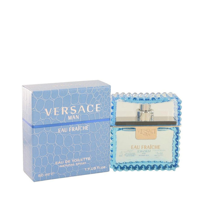 Versace Man by Versace Eau Fraiche Eau De Toilette Spray (Blue) 1.7 oz