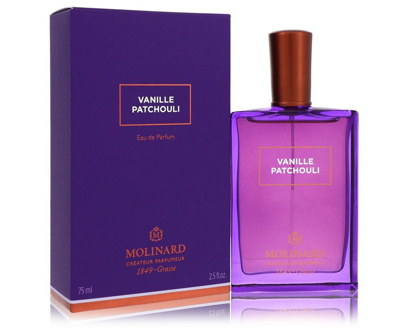 Vanille Patchouli by MolinardEau De Parfum Spray (New Packaging) 2.5 oz