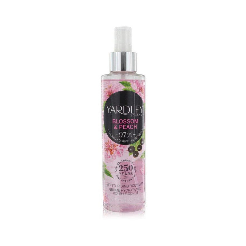 Yardley Blossom & Peach by Yardley London Moisturizing Body Mist 6.8 oz