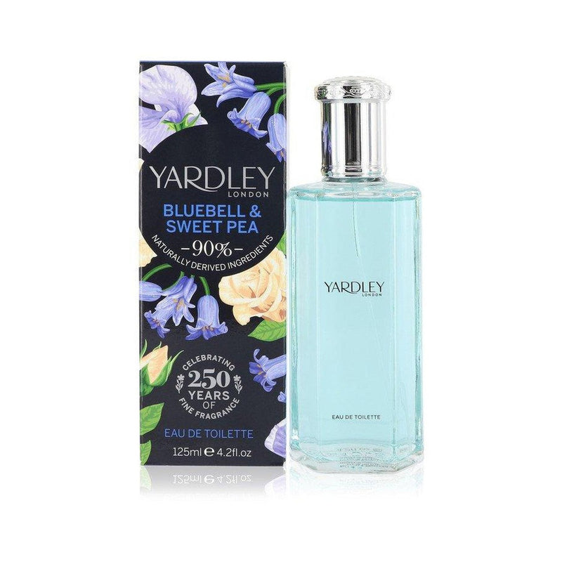 Yardley Bluebell & Sweet Pea by Yardley London Eau De Toilette Spray 4.2 oz