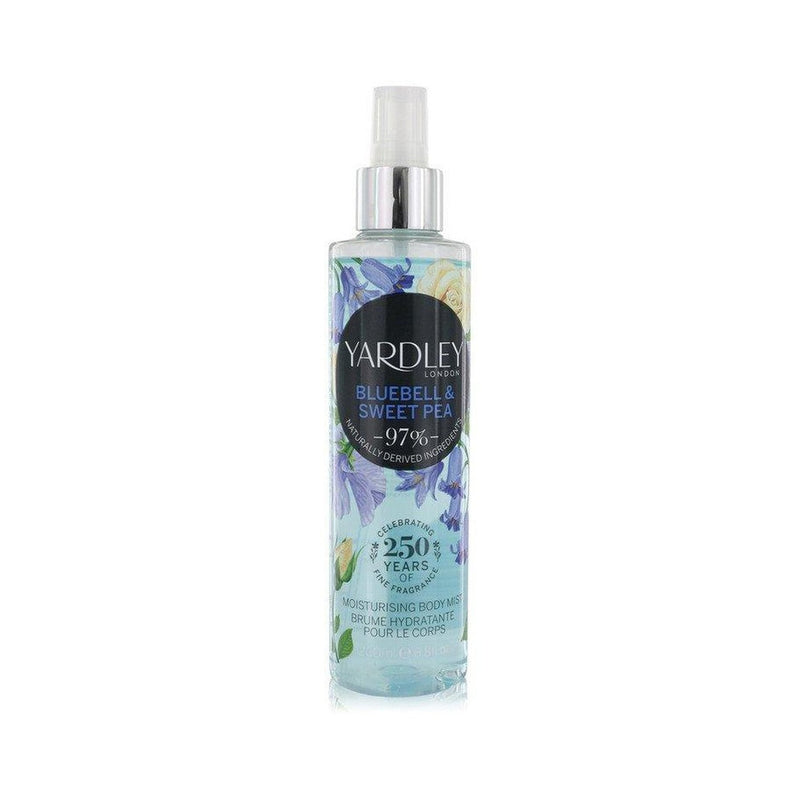 Yardley Bluebell & Sweet Ert av Yardley London Fuktighetsgivende Body Mist 6,8 oz