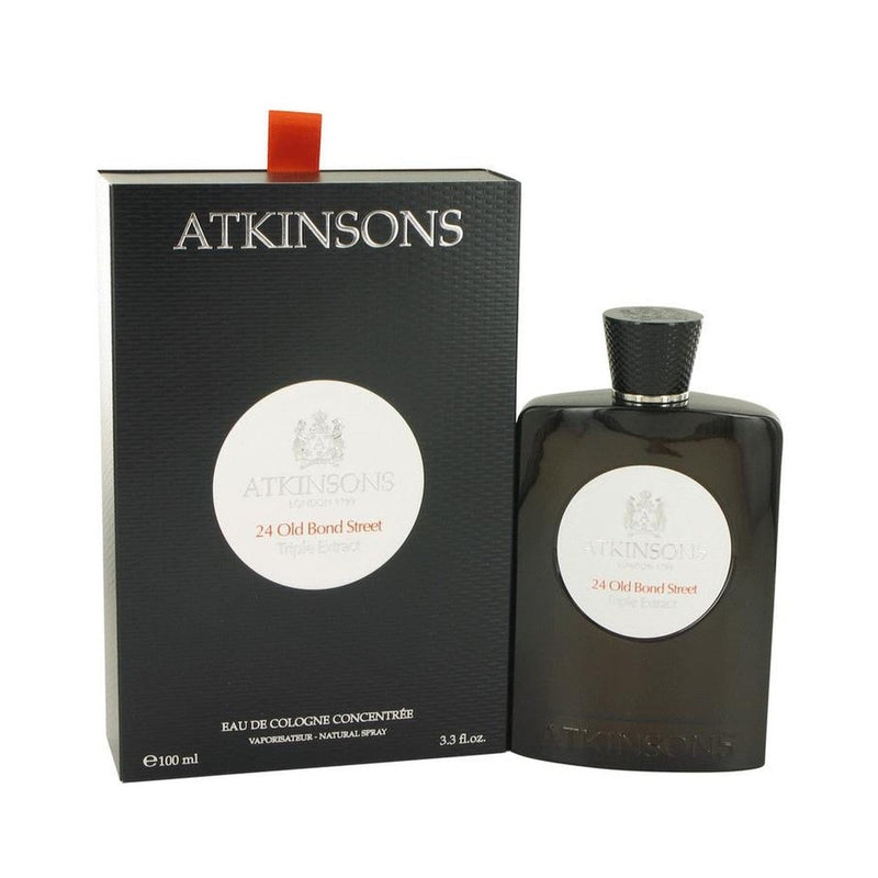 24 Old Bond Street Triple Extract by Atkinsons Eau De Cologne Concentree Spray 3.3 oz