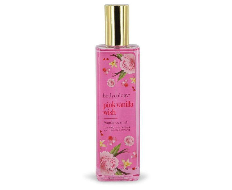 Bodycology Pink Vanilla Wish by Bodycology Fragrance Mist Spray 8 oz