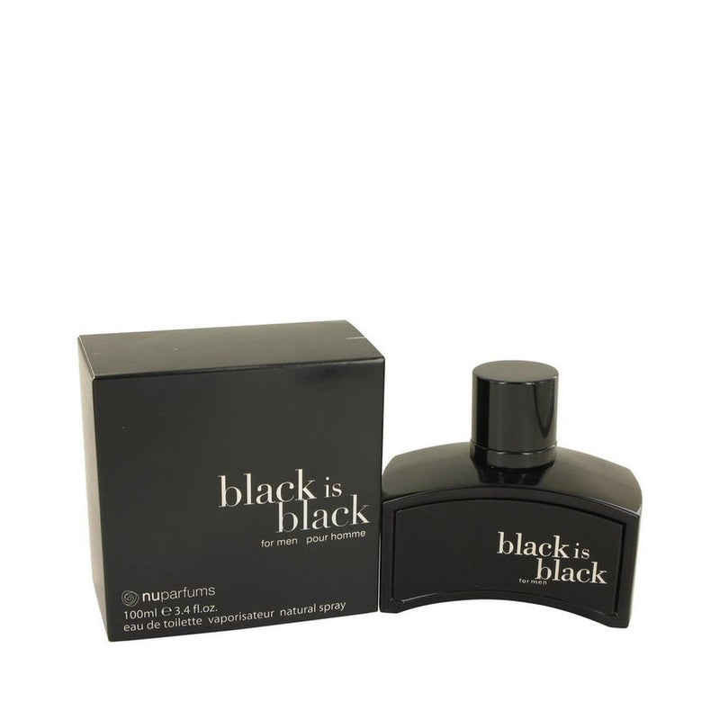 Black is Black by Nu Parfums Eau De Toilette Spray 3.4 oz