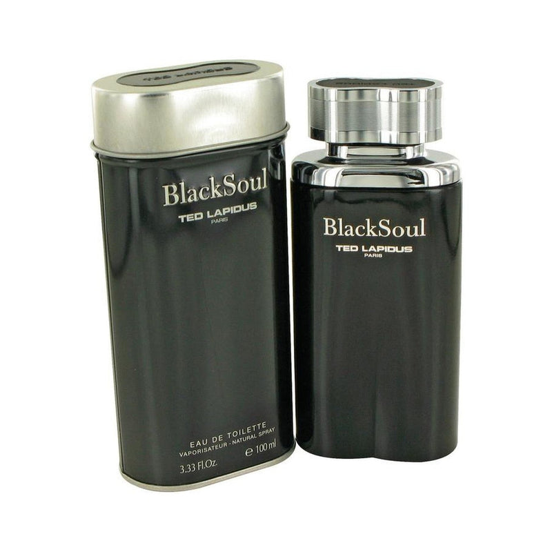 Black Soul by Ted Lapidus Eau De Toilette Spray 3.4 oz