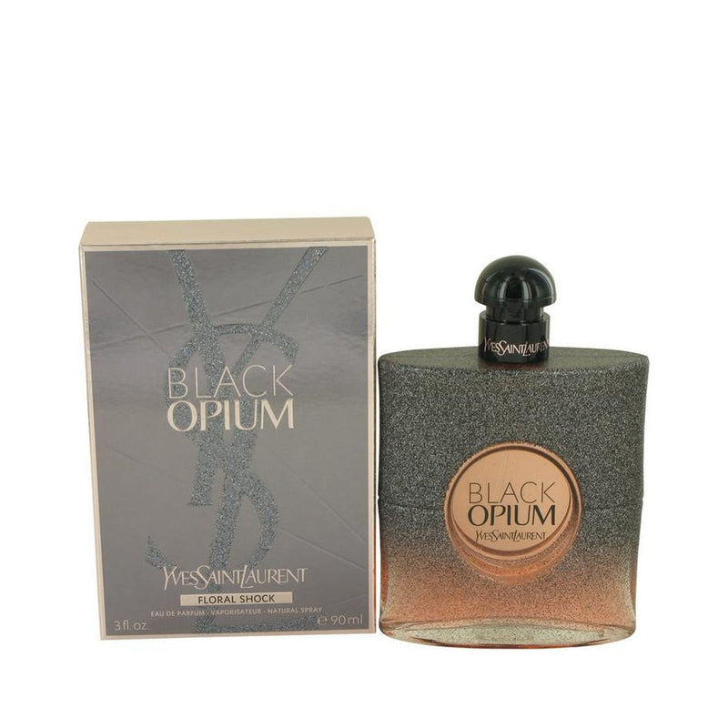 Black Opium Floral Shock by Yves Saint Laurent Eau De Parfum Spray 3 oz