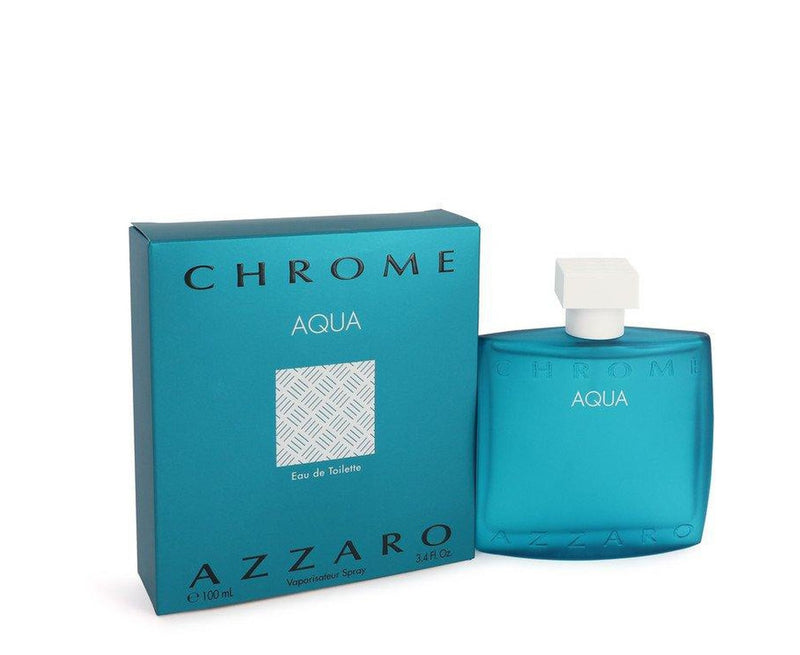 Chrome Aqua by Azzaro Eau De Toilette Spray 3.4 oz