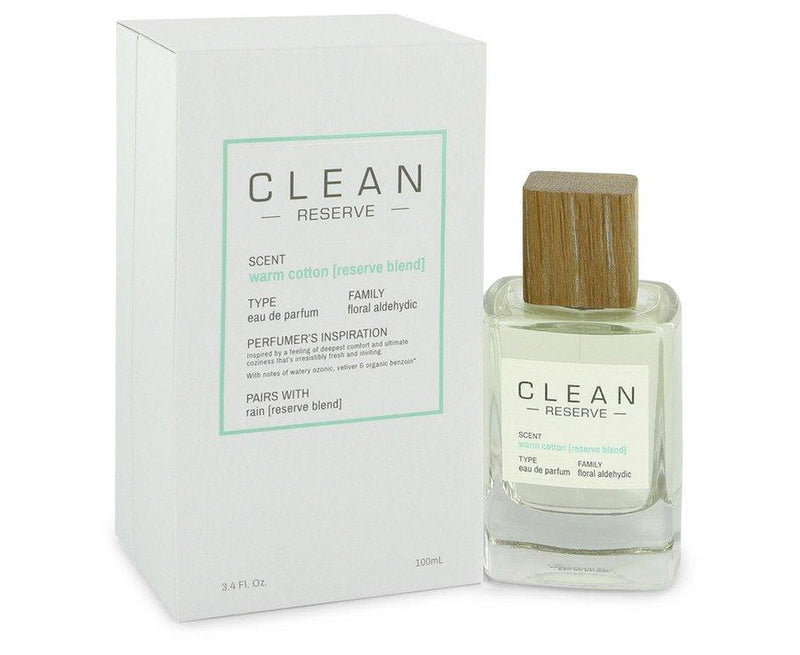 Clean Reserve Warm Cotton by Clean Eau De Parfum Spray 3.4 oz