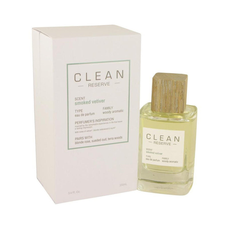 Clean Smoked Vetiver by Clean Eau De Parfum Spray 3.4 oz