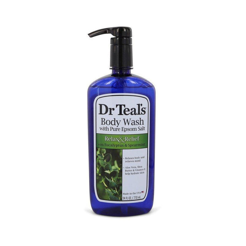 Dr Teal's Body Wash With Pure Epsom Salt by Dr Teal's Body Wash with pure epsom salt with eucalyptus & Spearmint 24 oz