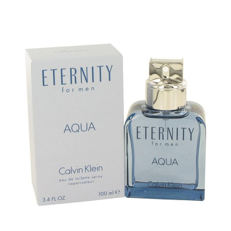 Eternity Aqua by Calvin Klein Eau De Toilette Spray 3.4 oz