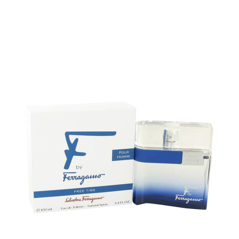 F Free Time by Salvatore Ferragamo Eau De Toilette Spray 3.4 oz