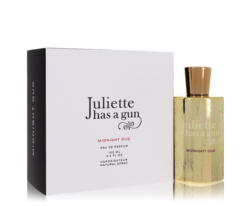 Midnight Oud by Juliette Has a GunEau De Parfum Spray 3.4 oz