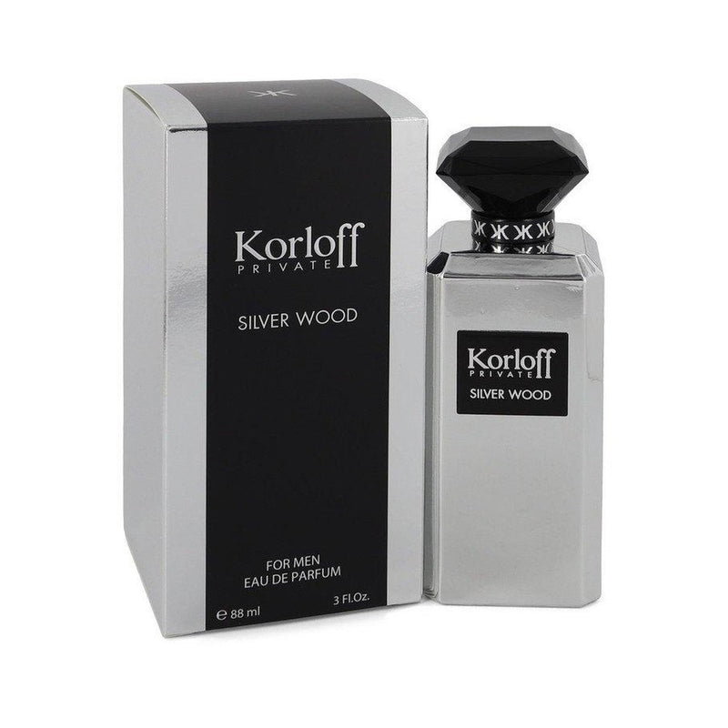 Korloff Silver Wood by Korloff Eau De Parfum Spray 3 oz