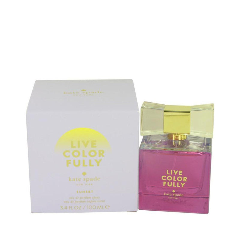 Live Colorfully Sunset by Kate Spade Eau De Parfum Spray 3.4 oz