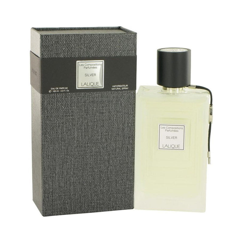 Les Compositions Parfumees Silver by Lalique Eau De Parfum Spray 3.3 oz