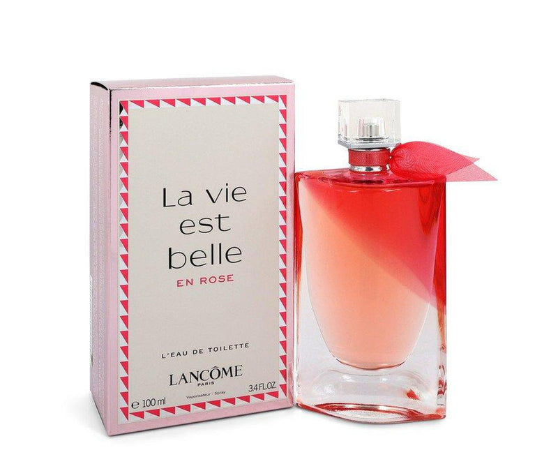 La Vie Est Belle En Rose by Lancome L'eau De Toilette Spray 3.4 oz