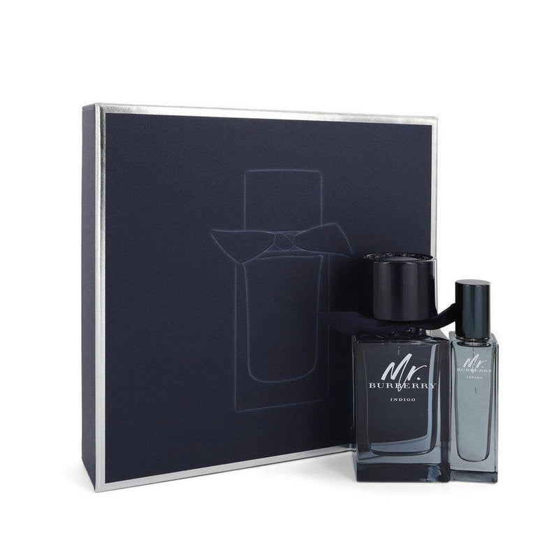 Mr Burberry Indigo by Burberry Gift Set -- 3.3 oz Eau De Toilette Spray + 1 oz Eau De Toilette Spray