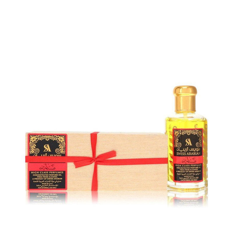 Swiss Arabian Sandalia by Swiss Arabian Premium Concentrated Perfume Oil Free From Alcohol (Unisex Red) 3.21 oz