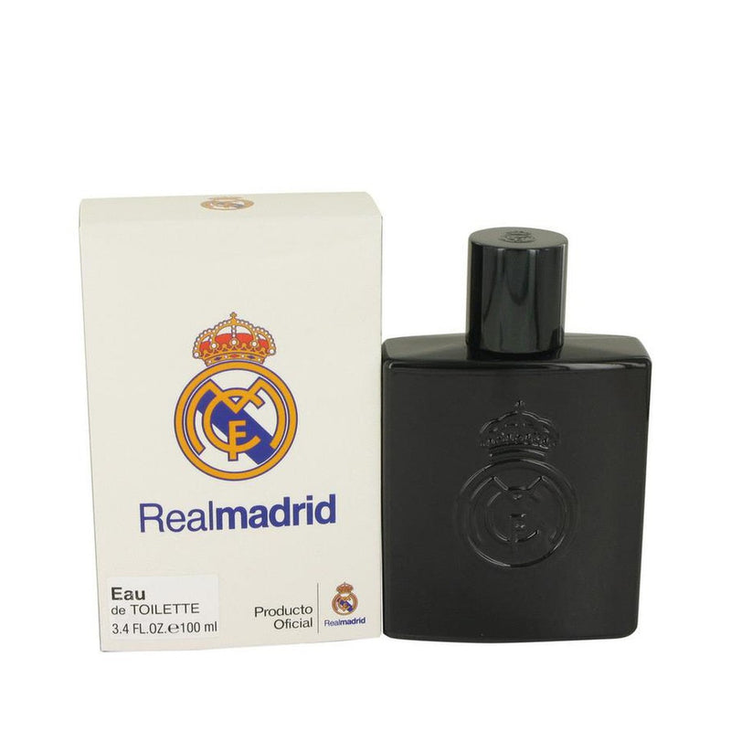 Real Madrid Black by Air Val International Eau De Toilette Spray 3.4 oz