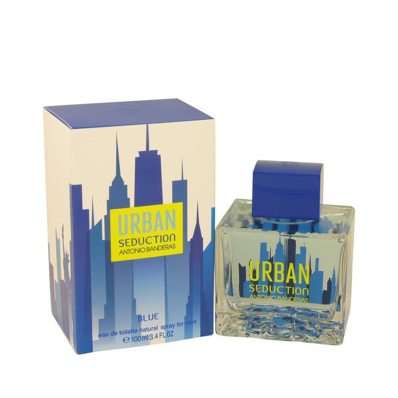 Urban Seduction Blue by Antonio Banderas Eau De Toilette Spray 3.4 oz